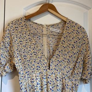 Low cut midi faithful the brand summer dress